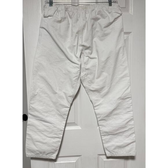 Toro Gustavo Machado White Cotton Brazilian Jiu Jitsu Pants Size A2H - Picture 11 of 13